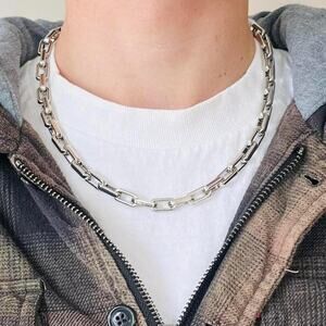 2000s vintage chain link stainless